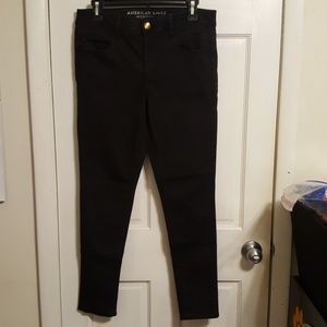 Black jeggings from AE